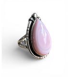 Pink Conch Solid 925 Sterling Silver Ring 5