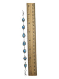 Golden Hills Turquoise Solid 925 Sterling Silver Bracelet