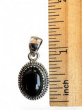 Black Onyx Solid 925 Sterling Silver Pendant