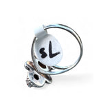 Triple Carnelian Solid 925 Sterling Silver Ring 7.5