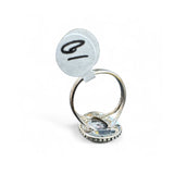 White Buffalo Solid 925 Sterling Silver Ring 10