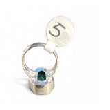 Emerald Solid 925 Sterling Silver Ring 5