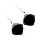 Tektite Solid 925 Sterling Silver Earrings
