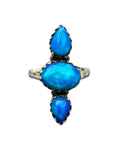 Paraiba Opal Solid 925 Sterling Silver Ring 8
