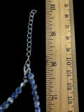 Sodalite 4 mm Beaded Necklace