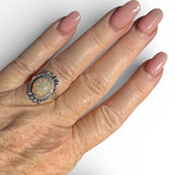 Ethiopian Opal Solid 925 Sterling Silver Ring 7