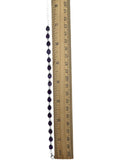 Amethyst Solid 925 Sterling Silver Bracelet