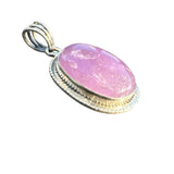 Pink Kunzite Solid 925 Sterling Silver Pendant