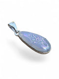 Angel Aura Druzy Solid 925 Sterling Silver Pendant