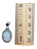 Ethiopian Opal Solid 925 Sterling Silver Pendant