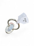 Faceted Rainbow Moonstone Solid 925 Sterling Silver Ring 8