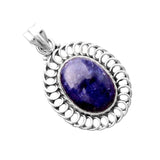 Blue Lapis Solid 925 Sterling Silver Pendant