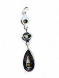 Kingman Honey Dahlia Solid 925 Sterling Silver Pendant