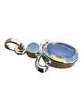 Fire Opalite Solid 925 Sterling Silver Pendant