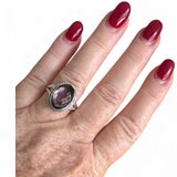 Amethyst Solid 925 Sterling Silver Ring 9
