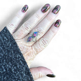 Kingman Pink Dahlia Turquoise Solid 925 Sterling Silver Ring 9.5