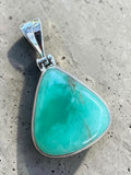 Chrysoprase Solid 925 Sterling Silver Pendant