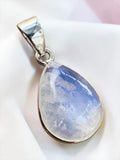 Rainbow Moonstone Solid 925 Sterling Silver Pendant