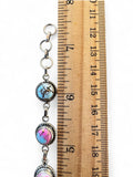 Kingman Cotton Candy Turquoise Solid 925 Sterling Silver Bracelet
