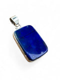 Blue Lapis Solid 925 Sterling Silver Pendant