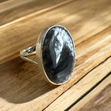 Dendritic Opal Solid 925 Sterling Silver Ring 5.5