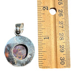 Purple Mojave Turquoise Solid 925 Sterling Silver Pendant