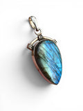 Labradorite Solid 925 Sterling Silver Pendant