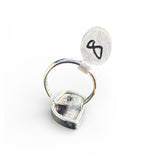 RARE Trapiche Amethyst Solid 925 Sterling Silver Ring 8