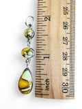 Kingman Honey Dahlia Solid 925 Sterling Silver Pendant