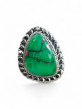 Kingman Peacock Dahlia Solid 925 Sterling Silver Ring 8