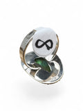 Kingman Peacock Dahlia Solid 925 Sterling Silver Ring 8