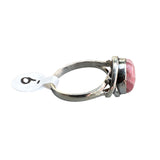 Rhodochrosite Solid 925 Sterling Silver Ring 9