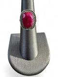 Ruby Solid 925 Sterling Silver Ring 6