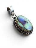 Monarch Opal Solid 925 Sterling Silver Pendant