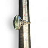 Seraphanite Solid 925 Sterling Silver Ring 7