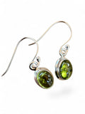 Peridot Solid 925 Sterling Silver Earrings