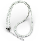 Howlite 4 mm Beaded Necklace