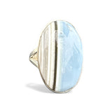 Owyhee Opal Solid 925 Sterling Silver Ring 6.5