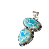 Sea Sediment Jasper Solid 925 Sterling Silver Pendant