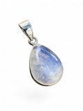 Rainbow Moonstone Solid 925 Sterling Silver Pendant