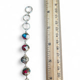 Kingman Cotton Candy Solid 925 Sterling Silver Bracelet