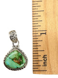 Sonoran Gold Turquoise Solid 925 Sterling Silver Pendant