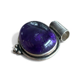 Amethyst Solid 925 Sterling Silver Pendant