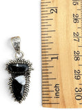 White Buffalo Solid 925 Sterling Silver Pendant