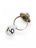 Pilot Mountain Turquoise Solid 925 Sterling Silver Ring 9