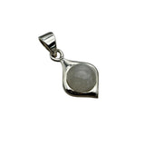 Rainbow Moonstone Solid 925 Sterling Silver Pendant