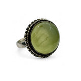 Prehnite Ring – Solid 925 Sterling Silver 5