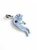 Kokopelli Amethyst Solid 925 Sterling Silver Pendant