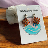 Baltic Amber Solid 925 Sterling Silver Earrings