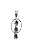 Peridot Solid 925 Sterling Silver Pendant